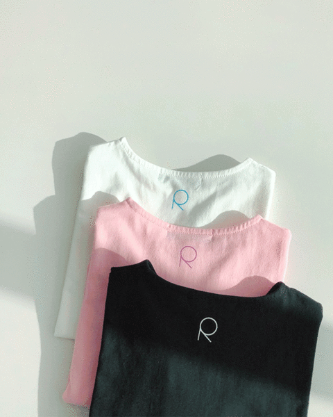 [25% SALE]웨이브 롱 티셔츠-3color